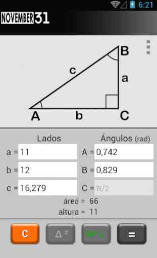 Triángulo Calculadora 3