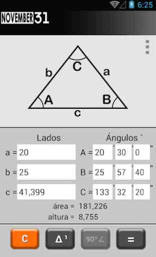 Triángulo Calculadora 4