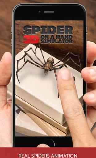 3D spider on a hand simulator prank game 2