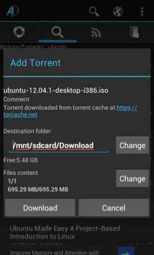 aDownloader - torrent download 1