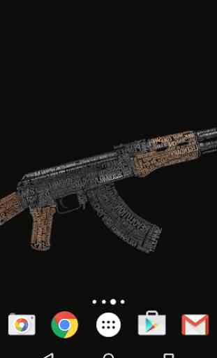 AK 47 Fondo Animado 1
