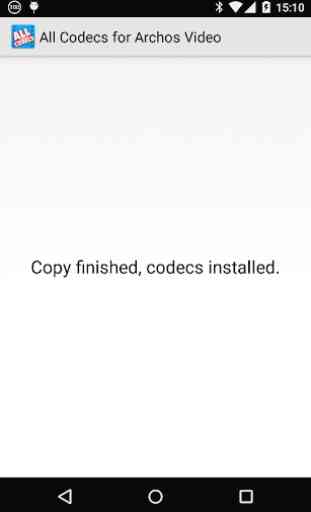 All codecs for Archos Video 1