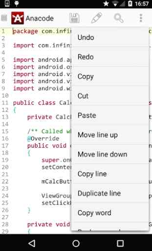 Anacode IDE Android/C/C++/JAVA 2