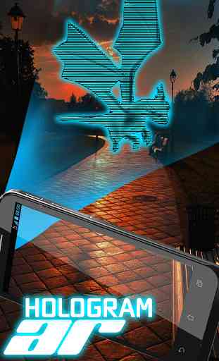 AR Hologram Flying Dragon 2