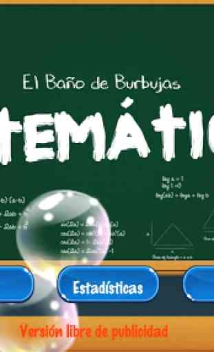 Baño de Burbujas Matemáticas 1