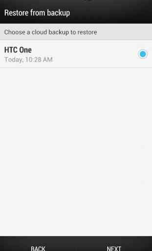 Copia de seguridad HTC 4