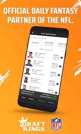 DraftKings - Daily Fantasy Football for Cash 1