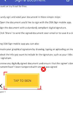 DSA Sign 3