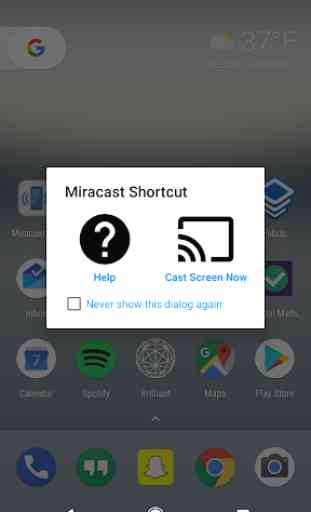 Miracast Screen Sharing/Mirroring Shortcut 1