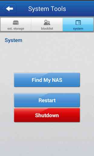 NAS System Manager 4