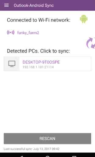 Outlook-Android Sync 1