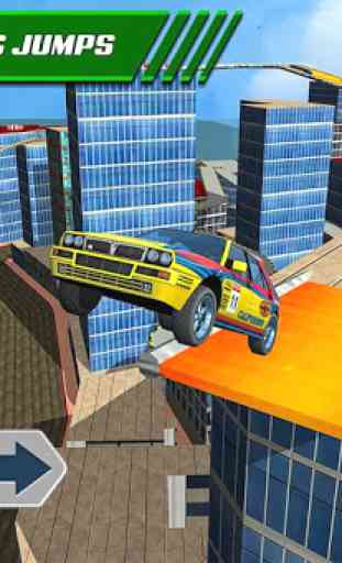 Roof Jumping Car Parking Games 2
