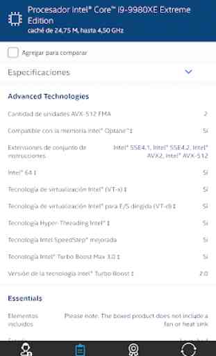 App asistencia Intel® 4