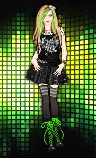 Avril Lavigne Dress Up juego 1