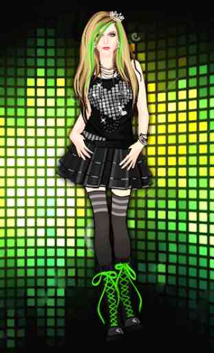 Avril Lavigne Dress Up juego 2