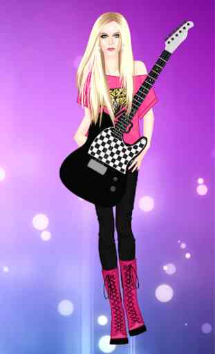 Avril Lavigne Dress Up juego 3
