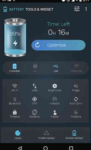 Battery Tools & Widget for Android (Battery Saver) 3
