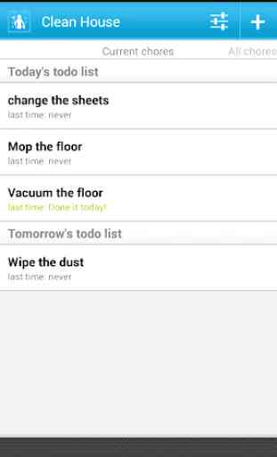 Clean House - chores schedule 2