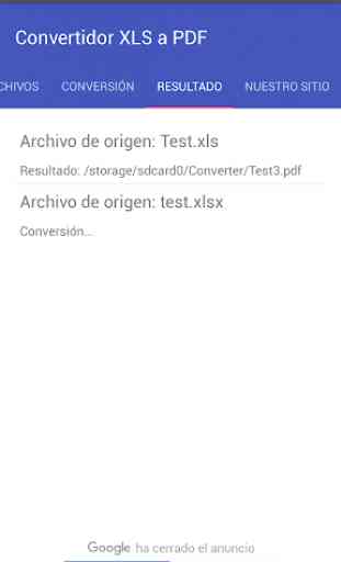 Convertidor XLS a PDF 4
