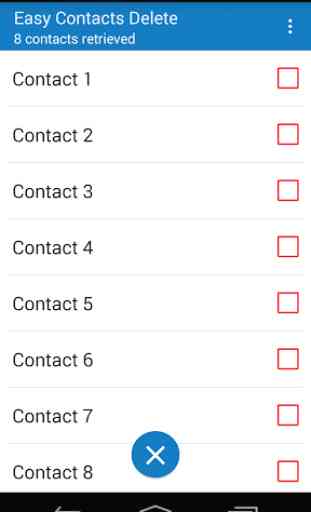Easy Contacts Delete 1