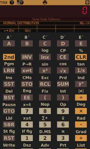 Emulator for TI-59 Calculator 1