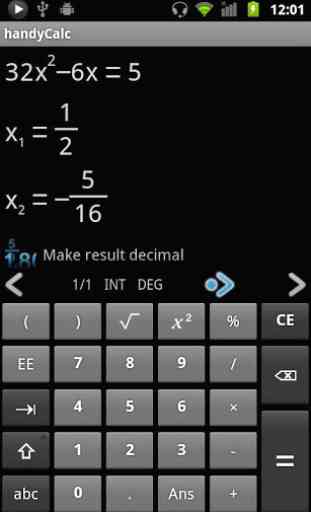 handyCalc Calculator 1