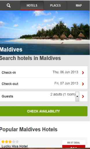hoteles en Maldivas 1