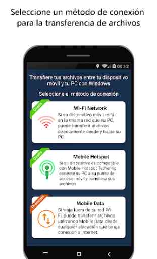 PC to Mobile Transfer -Enviar archivos Dondequiera 1