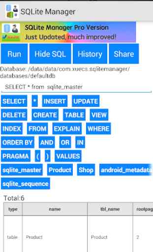SQLite Manager 1