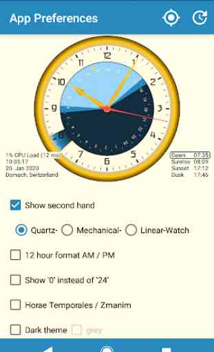 Sunclock - Astronomical World Clock 2