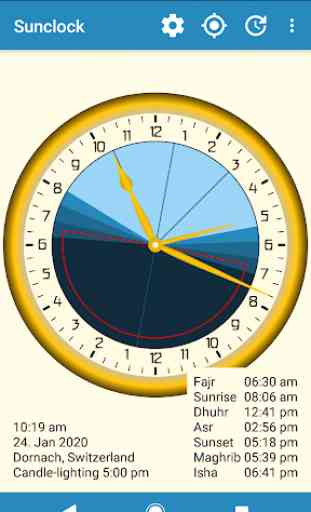 Sunclock - Astronomical World Clock 3