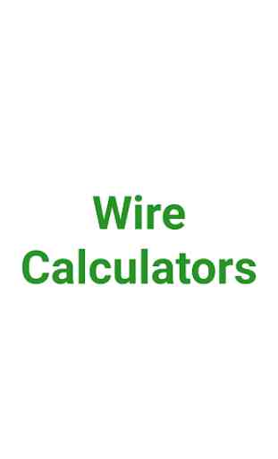 Wire Calculator 1