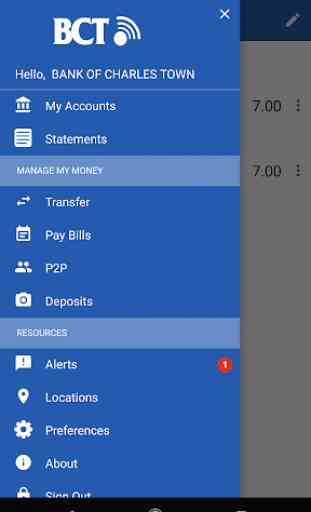 BCT Mobile Banking for Android 3