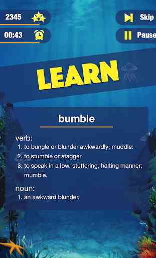 Bumble • Word Game • Anagrams 3
