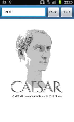 caesar Latein Wörterbuch 1