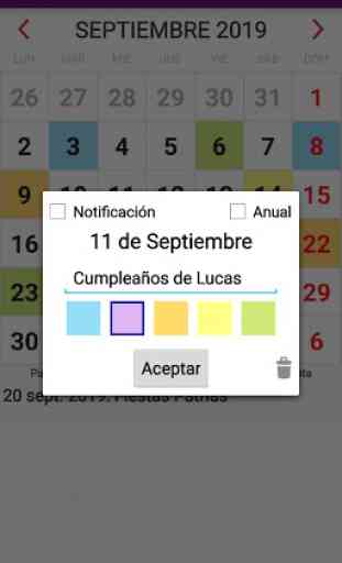 Calendario Laboral con Festivos 2020 Chile 2