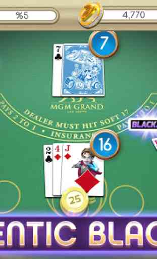 myVEGAS Blackjack 21: Juego de Cartas Gratuito 1