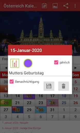 Österreich Kalender 2020 2