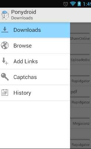 Ponydroid Download Manager 4