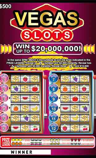 Rasca Loteria - Vegas 3