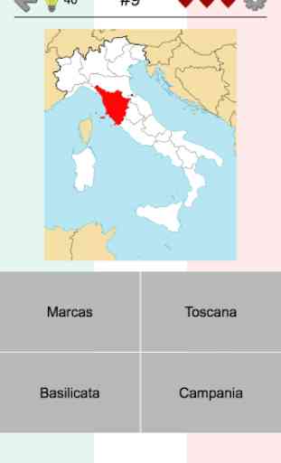 Regiones de Italia - Mapas y capitales italianos 1