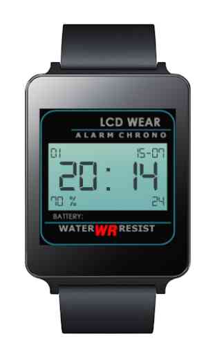 Retro LCD Wear Watchface 3