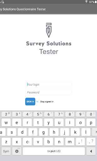 Survey Solutions Tester 1