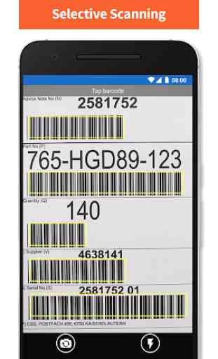 Teclado escáner de código de barras / NFC / OCR 3