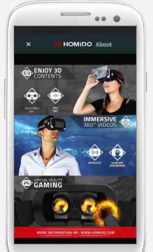 360 VR player by Homido® - Cardboard app 1