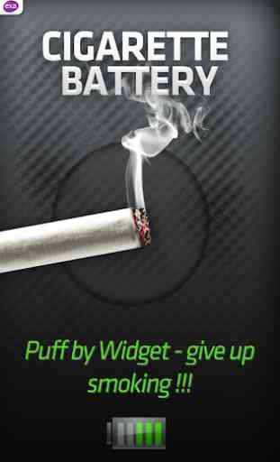 Batería del Cigarrillo Widget 1