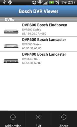 Bosch DVR Viewer 1