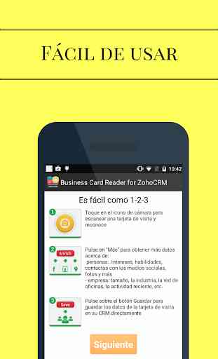 Business Card Reader for Zoho CRM 1