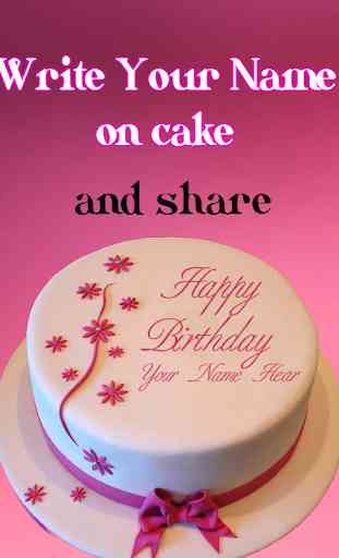 Cake with Name wishes - Write Name On Cake 1
