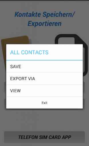 Guardar / Exportar contactos 2